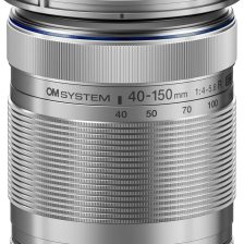 OM SYSTEM M.Zuiko Digital ED 40-150mm f/4-5.6 R Lens for Micro Four Thirds, Silver